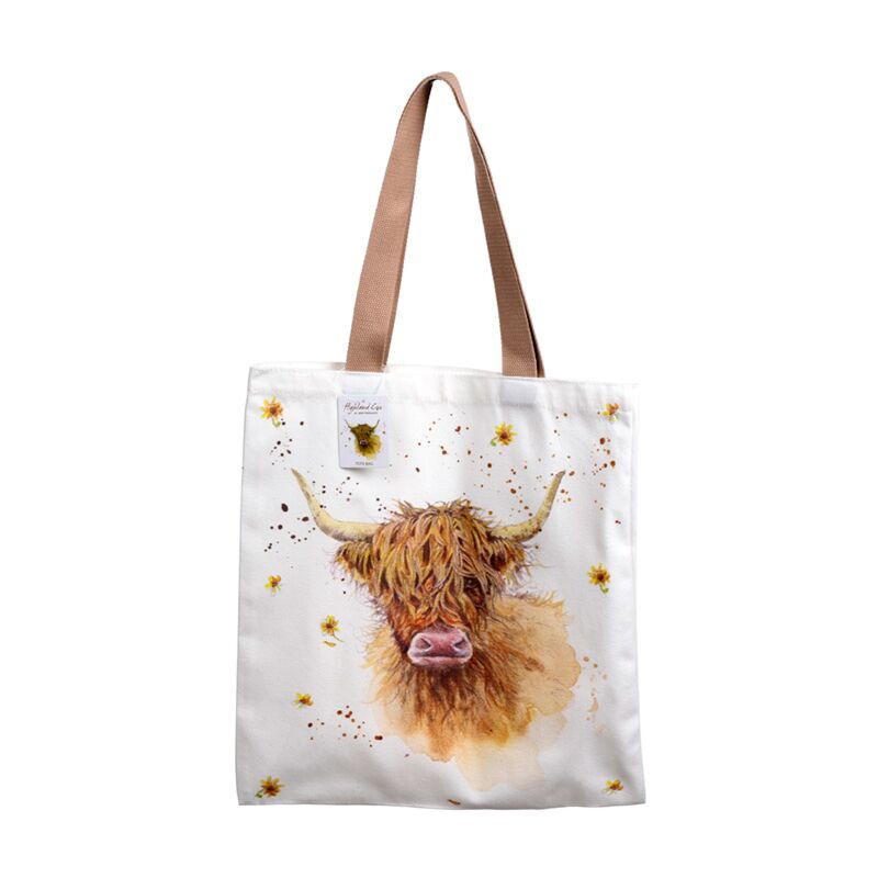 Jan pashley highland cow polybomuldstaske