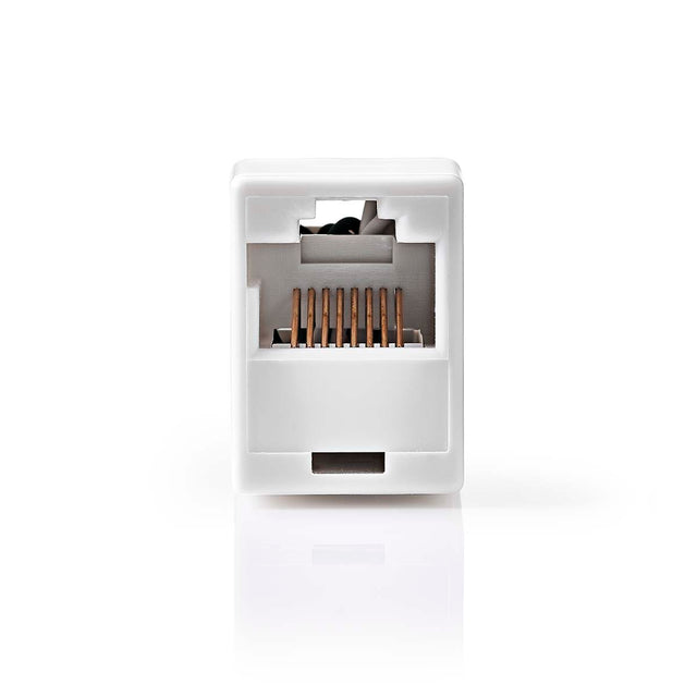 Nedis netværksforbindelse | kat5 | uskærmet | rj45 hun | rj45 hun | højre | abs | æske - ccgb89005wt