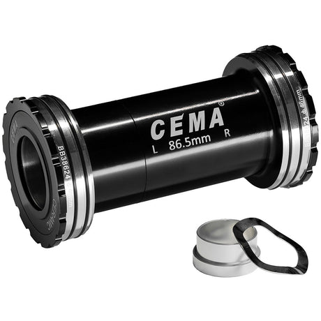 Cema bundbeslag bb386 sram gxp sg3 belagt keramik sort