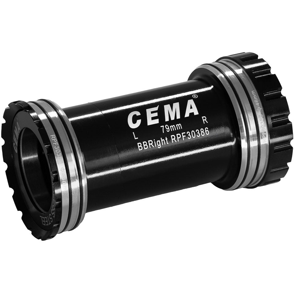 Cema bundbeslag bbright46 sram dub sg3 coated keramik sort