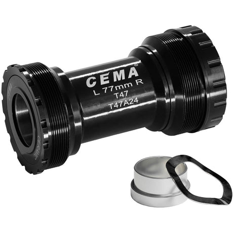 Cema bundbeslag T47a SRAM GXP SG3 belagt keramisk sort