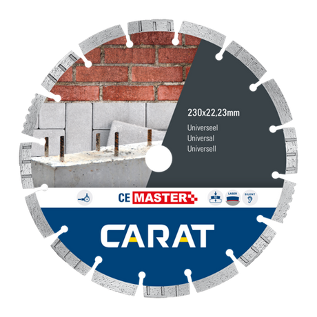 Carat diamantsavklinge 230 x22,23 universal ce master