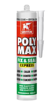 Griffon polymax fix tætning montering tætningsmasse transparent 300g