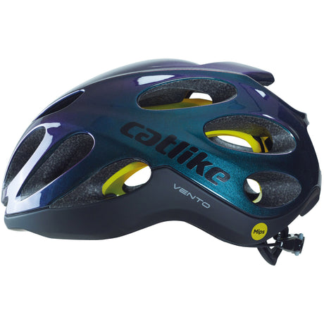 Kattelignende racerhjelm vento mips størrelse m 55-57cm satin kamæleon
