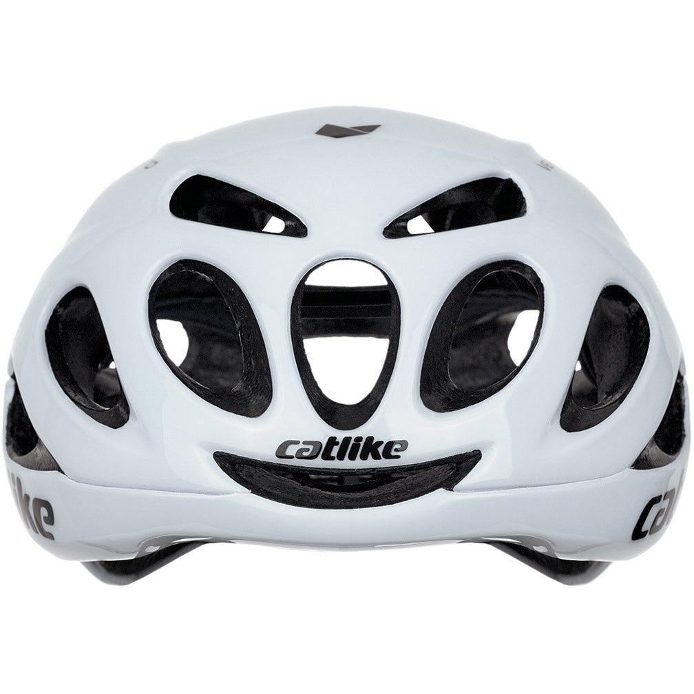 Kattelignende racerhjelm vento str. l 58-60cm hvid glans