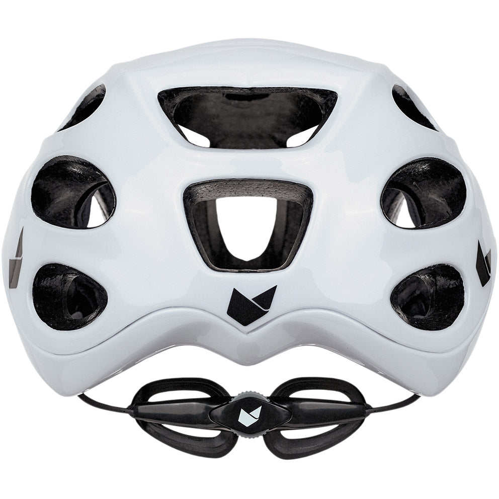 Kattelignende racerhjelm vento str. l 58-60cm hvid glans