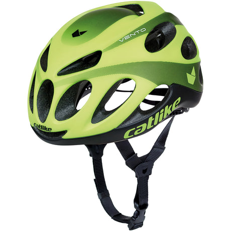 Kattelignende racerhjelm vento størrelse s 52-54cm fluo mat