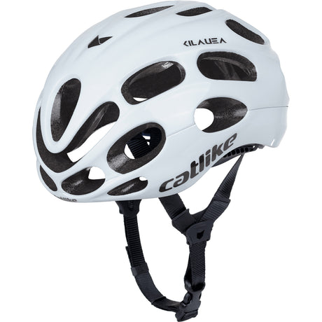 Kattelignende racerhjelm kilauea str. l 58-60cm hvid mat