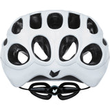 Kattelignende racerhjelm kilauea str. l 58-60cm hvid mat