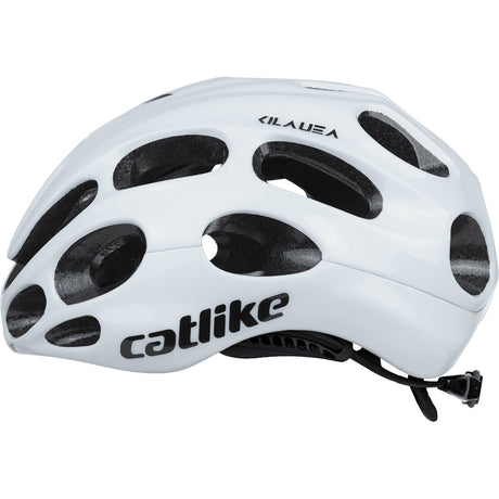 Kattelignende racerhjelm kilauea str. l 58-60cm hvid mat