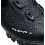 Buzaglo mtb sko hvisker x1 mtb nylon størrelse 41 sort