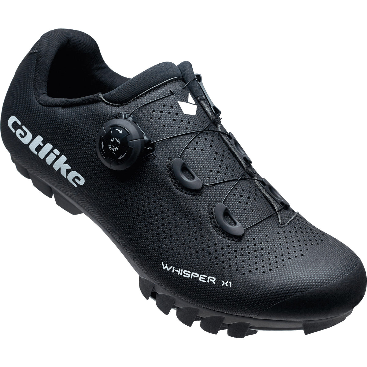 Buzaglo catligh mtb sko hvisker x1 mtb nylon størrelse 43 sort