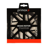 Elvedes primax e bremseskive �160mm inkl. 6 bolte sort sølv