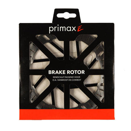 Elvedes primax e bremseskive �160mm inkl. 6 bolte sort sølv