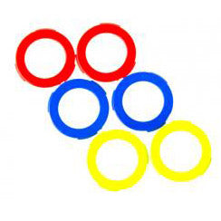 Magura Cover Kit til Caliper Blue Red Yellow 6st. 2701239