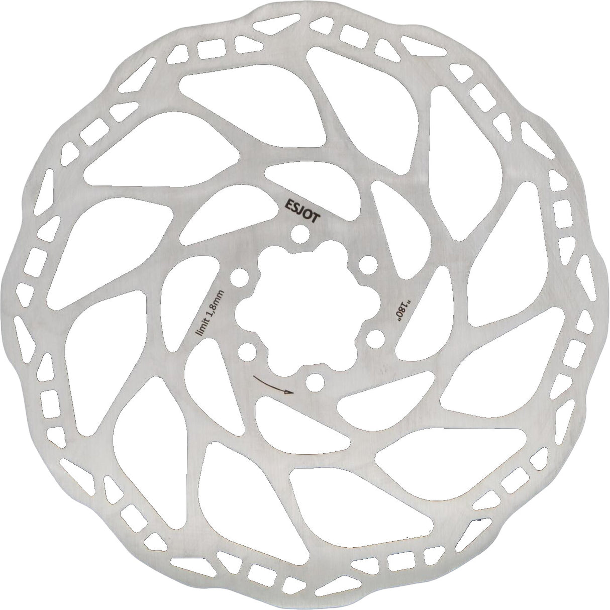 Esjot Brake Disc Los 203mm Inck 6 skruer