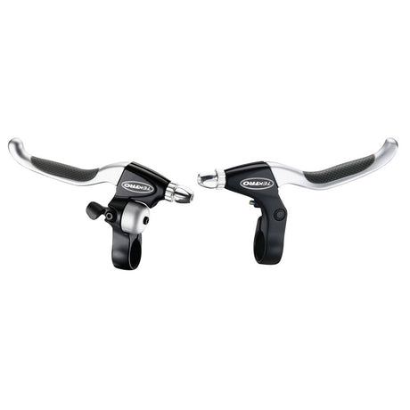 Tektro CL530TS+CL533RT Rollerbrake Brake Handle Set 4-finger sort satin med klokke (hængende pakke)