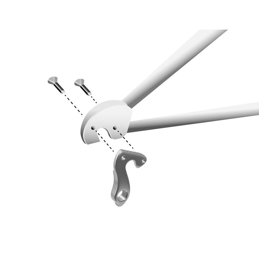 Union Derailleurpad GH-056 med skruesæt M4x0.7