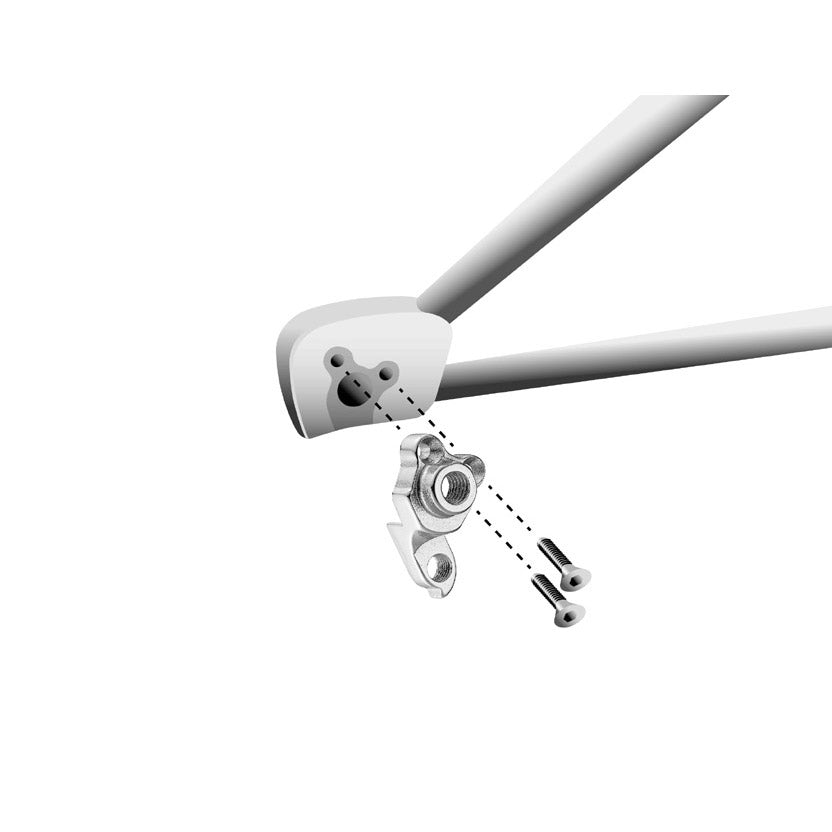 Union Derailleurpad GH-088 med skruesæt M5X0.8