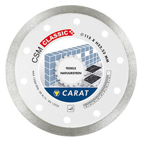 Carat diamantsavklinge ø115 csm klassiske fliser