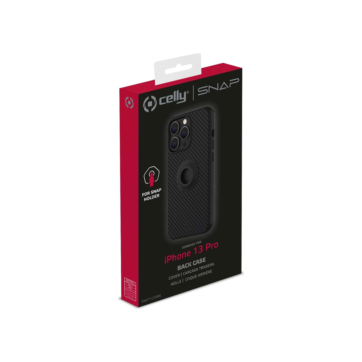 Celly Snap iPhone 13 -dækning til telefonholder