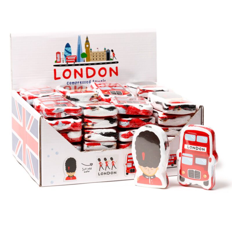 London souvenir kompakt rejsehåndklæde
