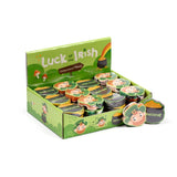 Irish lucky leprechaun trefoil kompakt rejsehåndklæde