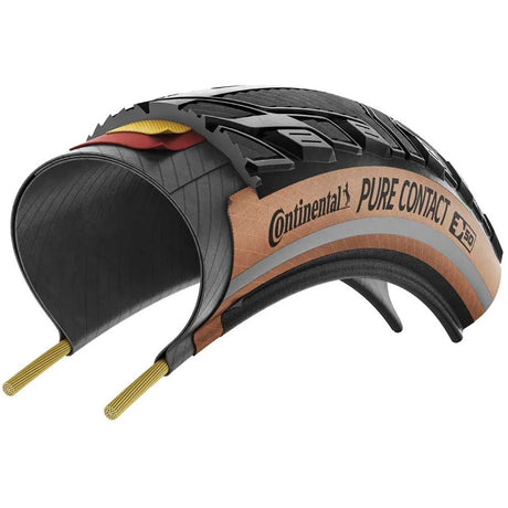 Continental foldedæk ren kontakt 55-584 sort brun