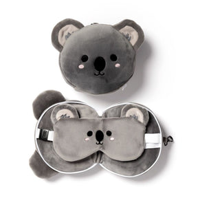 Ty plys adoramals koala rund rejsepude sovemaske