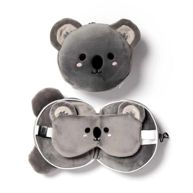 Ty plys adoramals koala rund rejsepude sovemaske