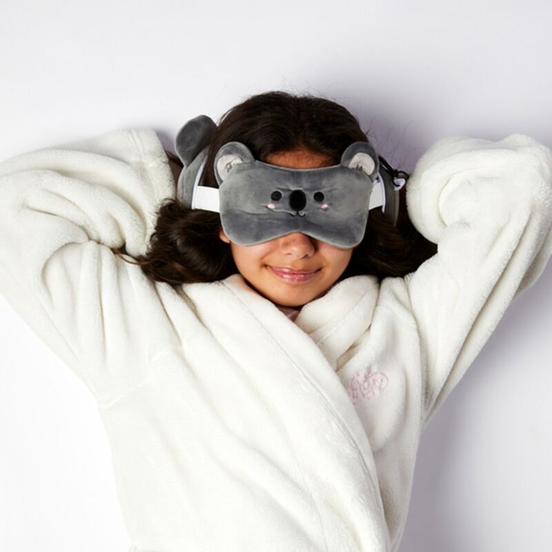 Ty plys adoramals koala rund rejsepude sovemaske