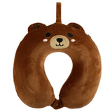 Relaxeazzz bear plys nakkepude med memory skum