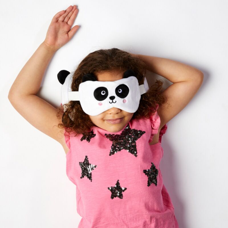 Ty relaxeazzz panda rund rejsepude sovemaske