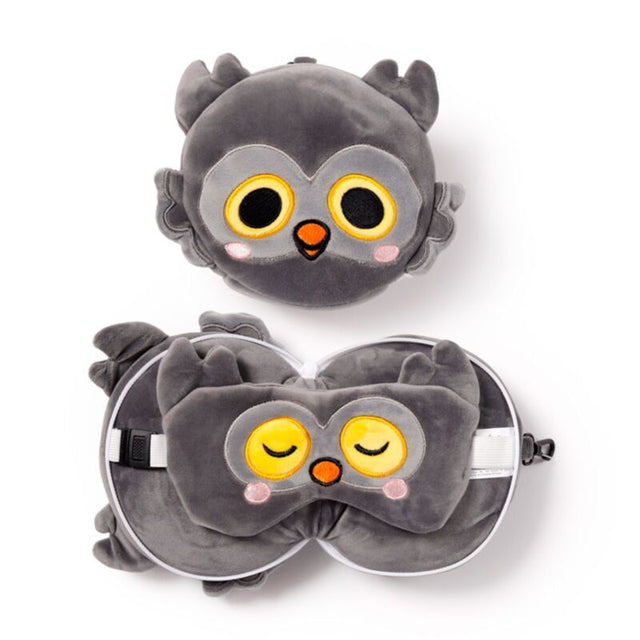 Ty relaxeazzz adoramals winston the Owl rund rejsepude sovemaske
