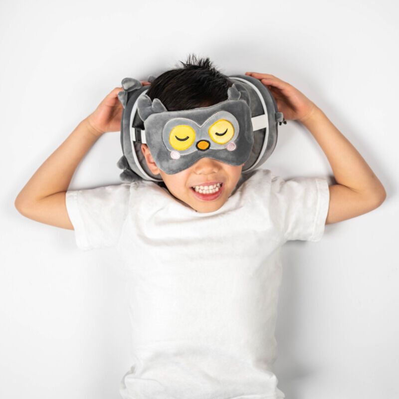 Ty relaxeazzz adoramals winston the Owl rund rejsepude sovemaske