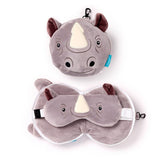 Ty relaxeazzz rhino rund rejsepude sovemaske