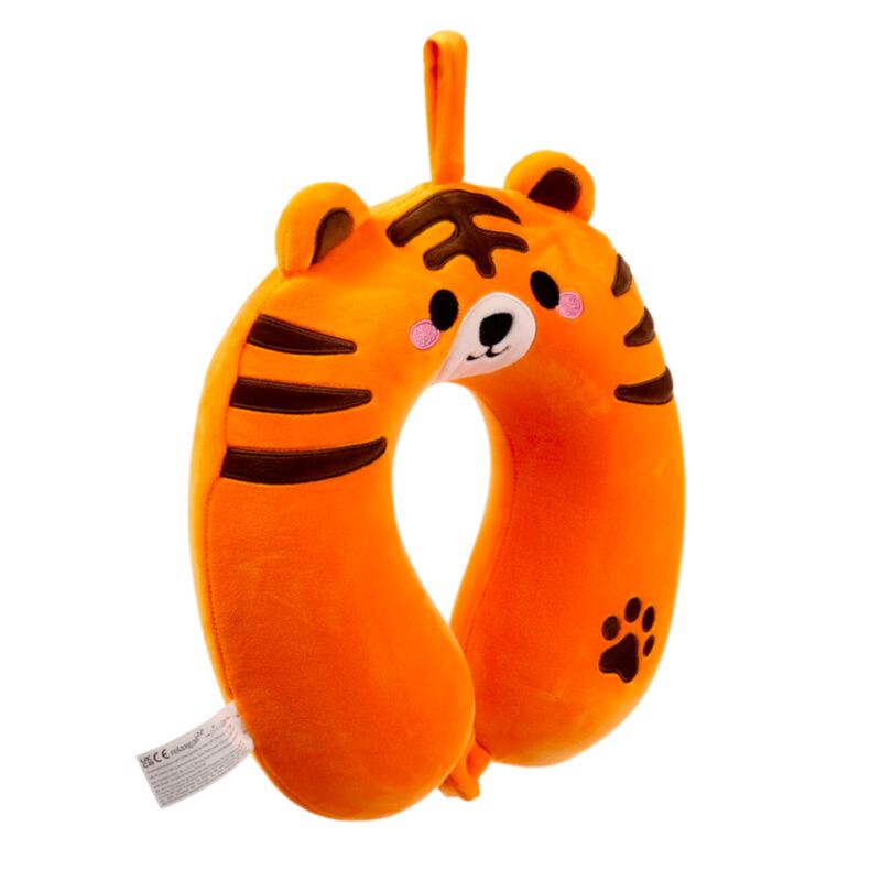 Relaxeazzz tiger adoramals plys nakkepude i memoryskum