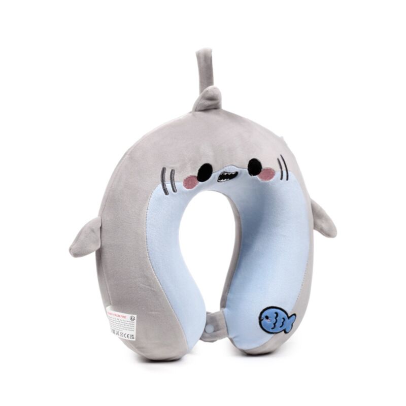 Relaxeazzz archie the shark adoramals plys nakkepude med memory skum