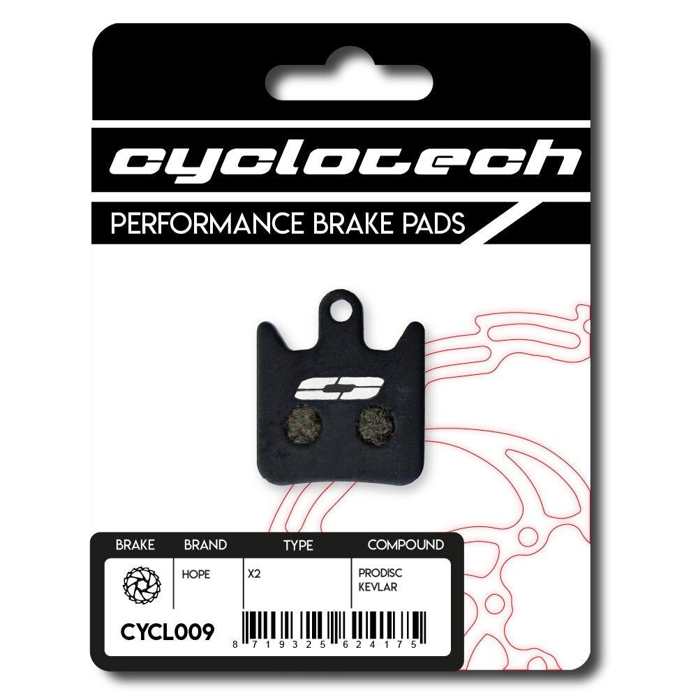 Cyclo tech schijfremblok prodisc kevlar hope x2