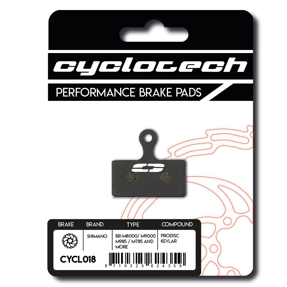 Cyclo tech schijfremblok prodisc kevlar shimano xt