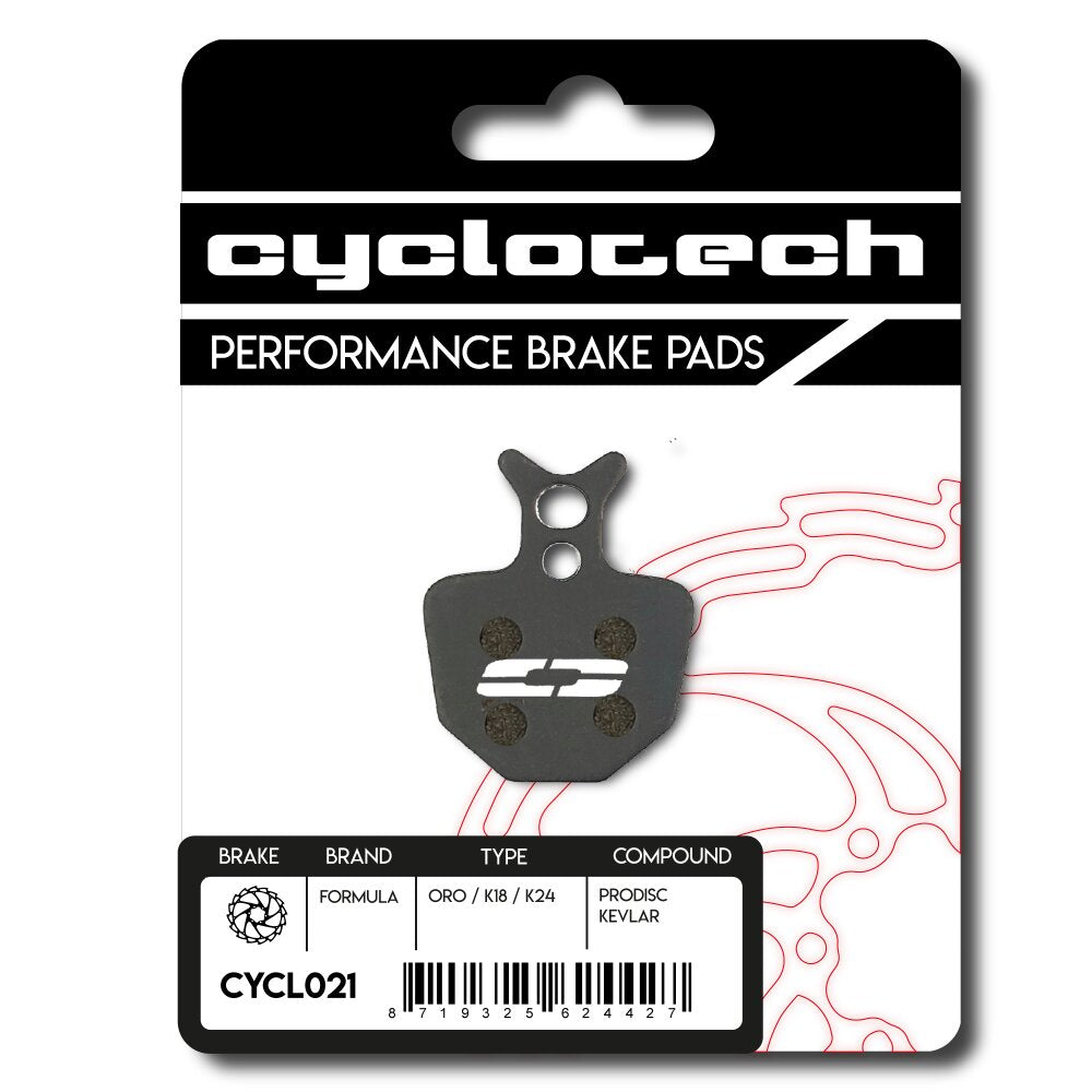 Cyclo tech schijfremblok prodisc kevlar formula oro