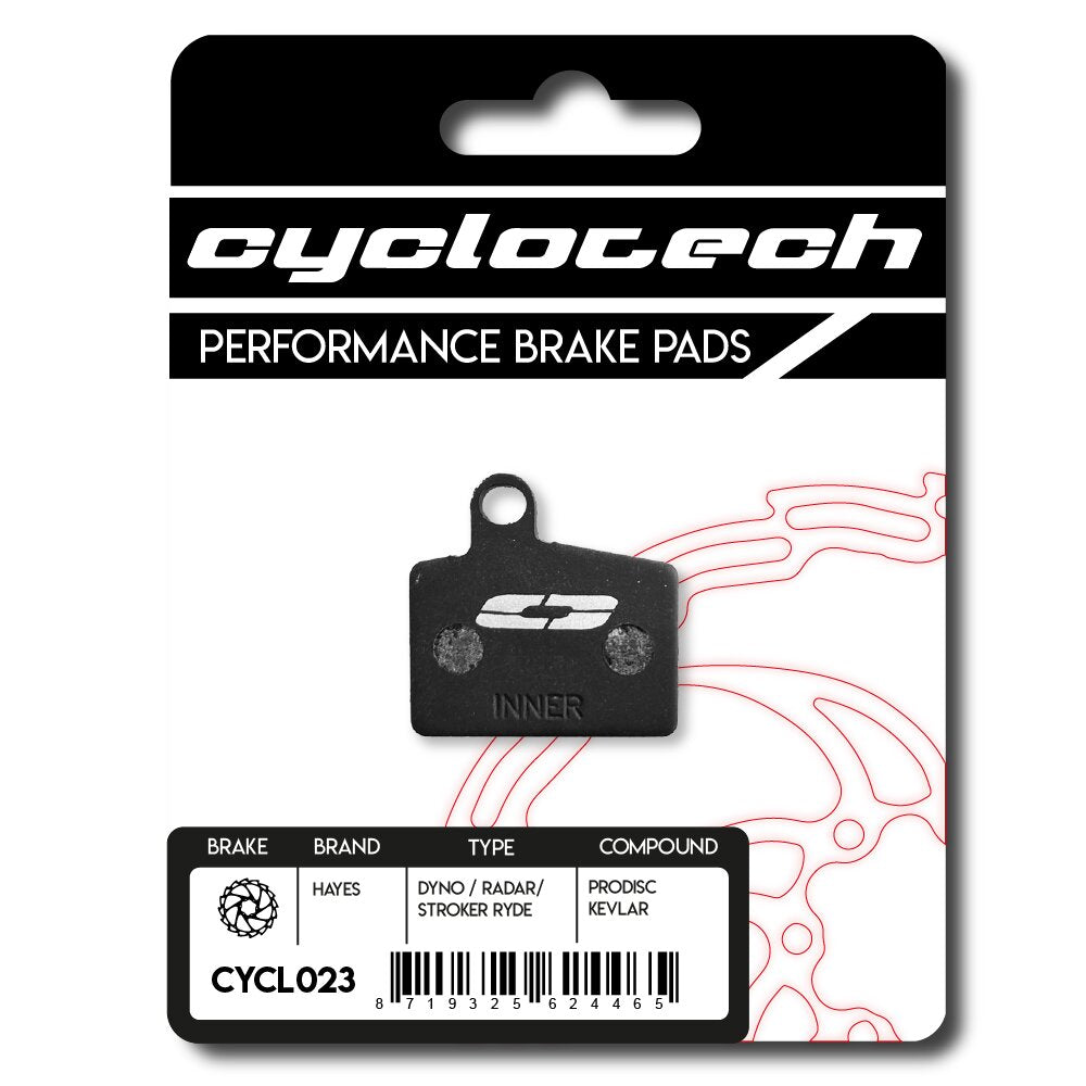 Cyclo tech schijfremblok prodisc kevlar hayes dyno
