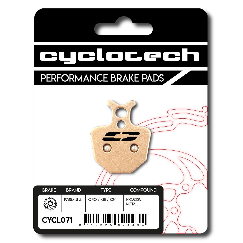 Cyclo tech schijfremblok prodisc metal formula oro
