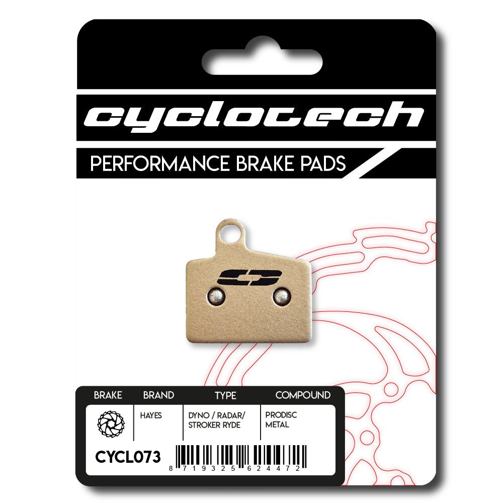 Cyclo tech schijfremblok prodisc metal hayes dyno