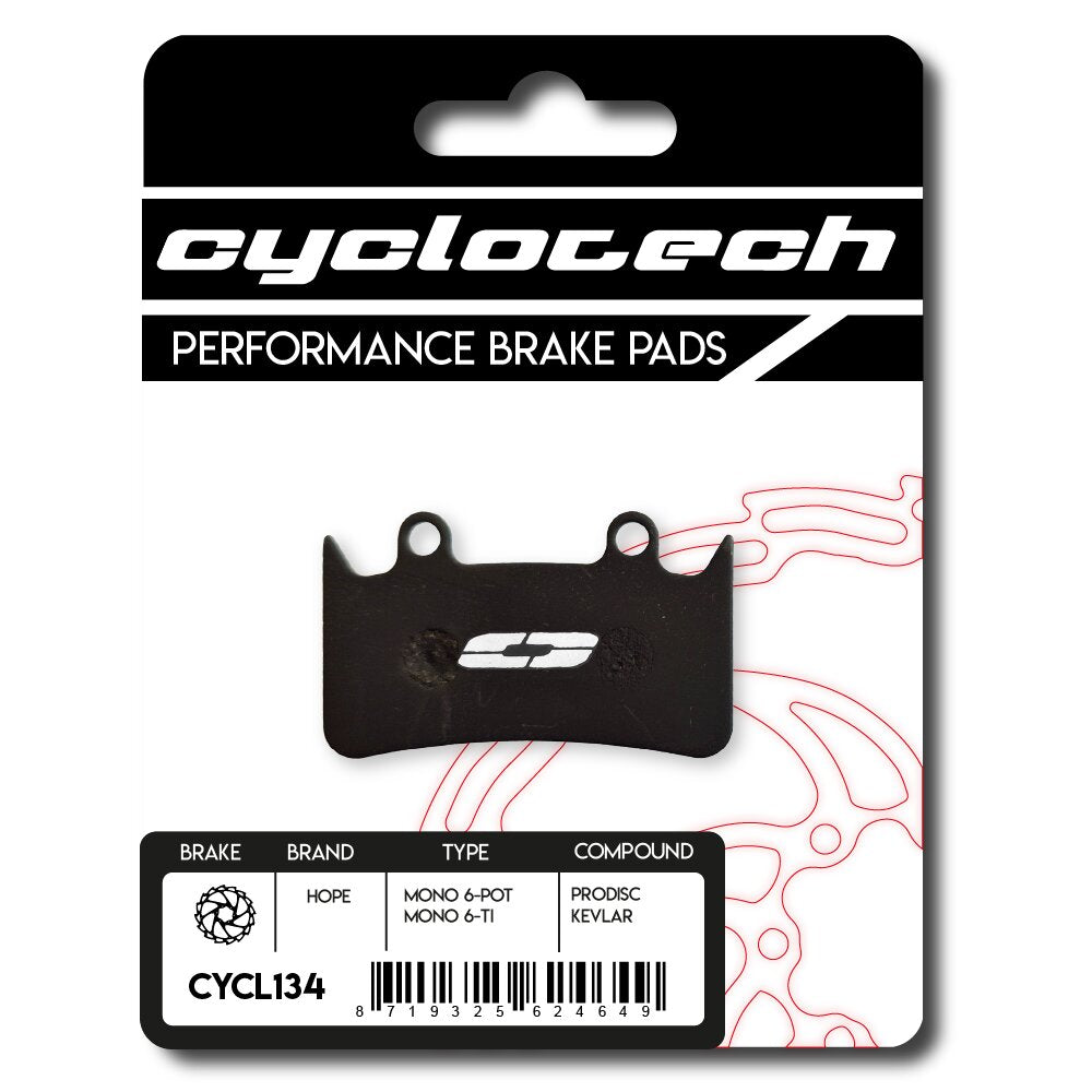 Cyclo tech schijfremblok prodisc kevlar hope mono