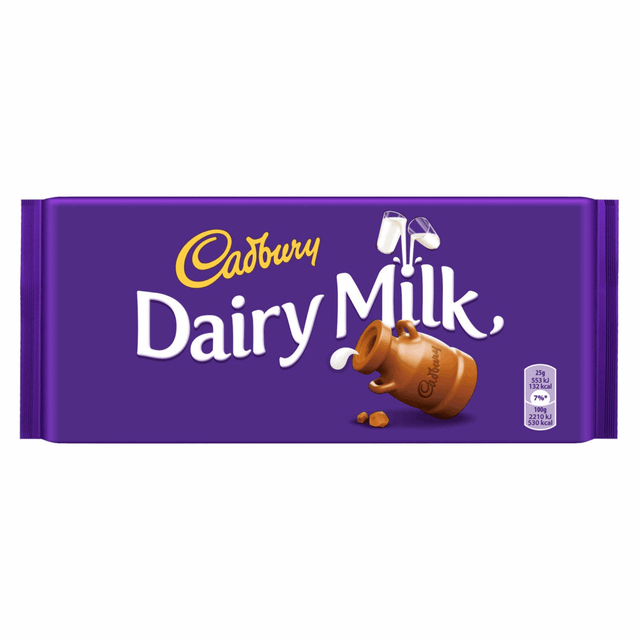 Cadbury tablet mælkemælk (21x 110gr)