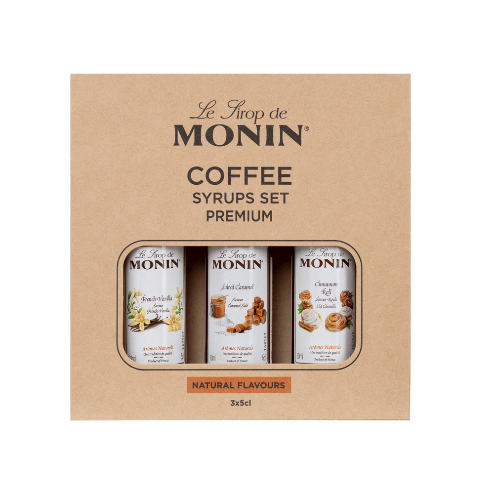 Monin kaffesirupssæt (3x 5cl)