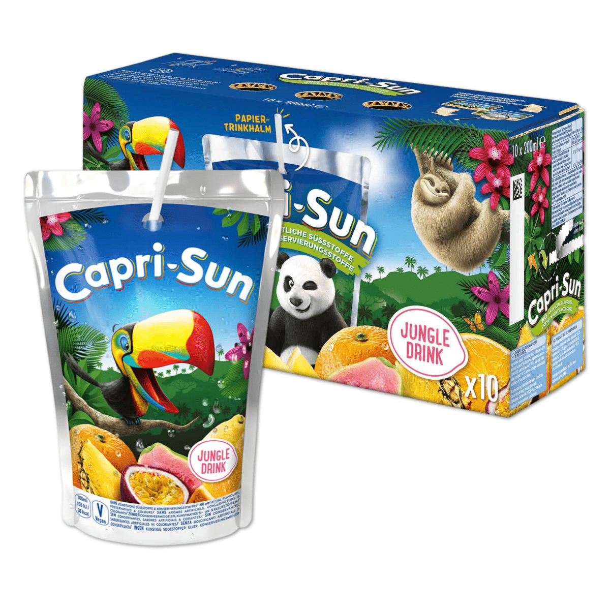 Capri-sun capri sun jungle drink (d) 200 ml (4x 10 stykker)