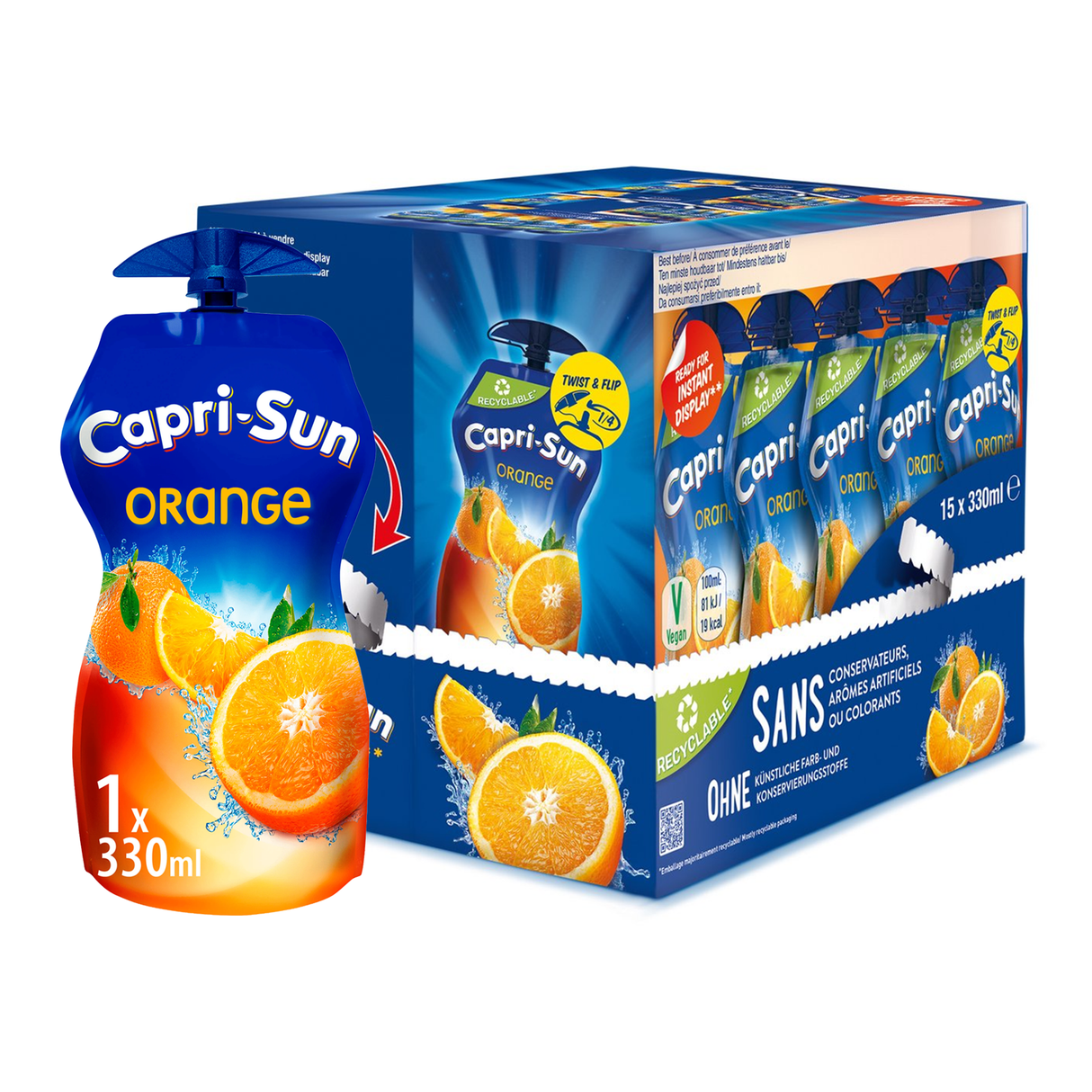 Capri-sun orange (15 x 330 ml)