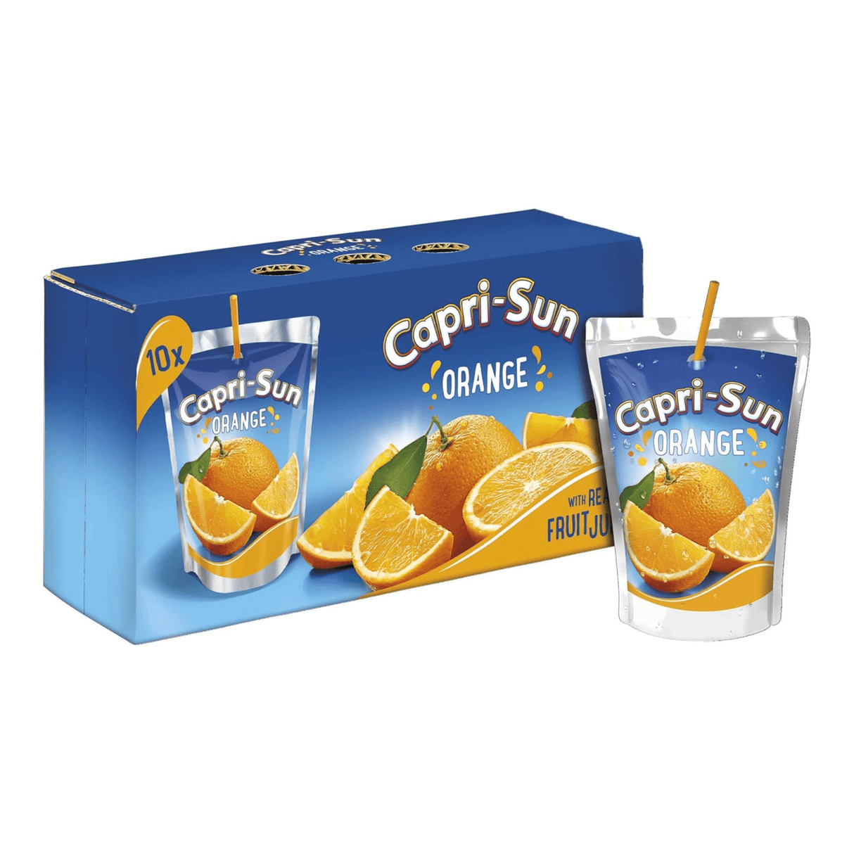 Capri-sun capri solorange (d) 200ml (4x 10 stykker)